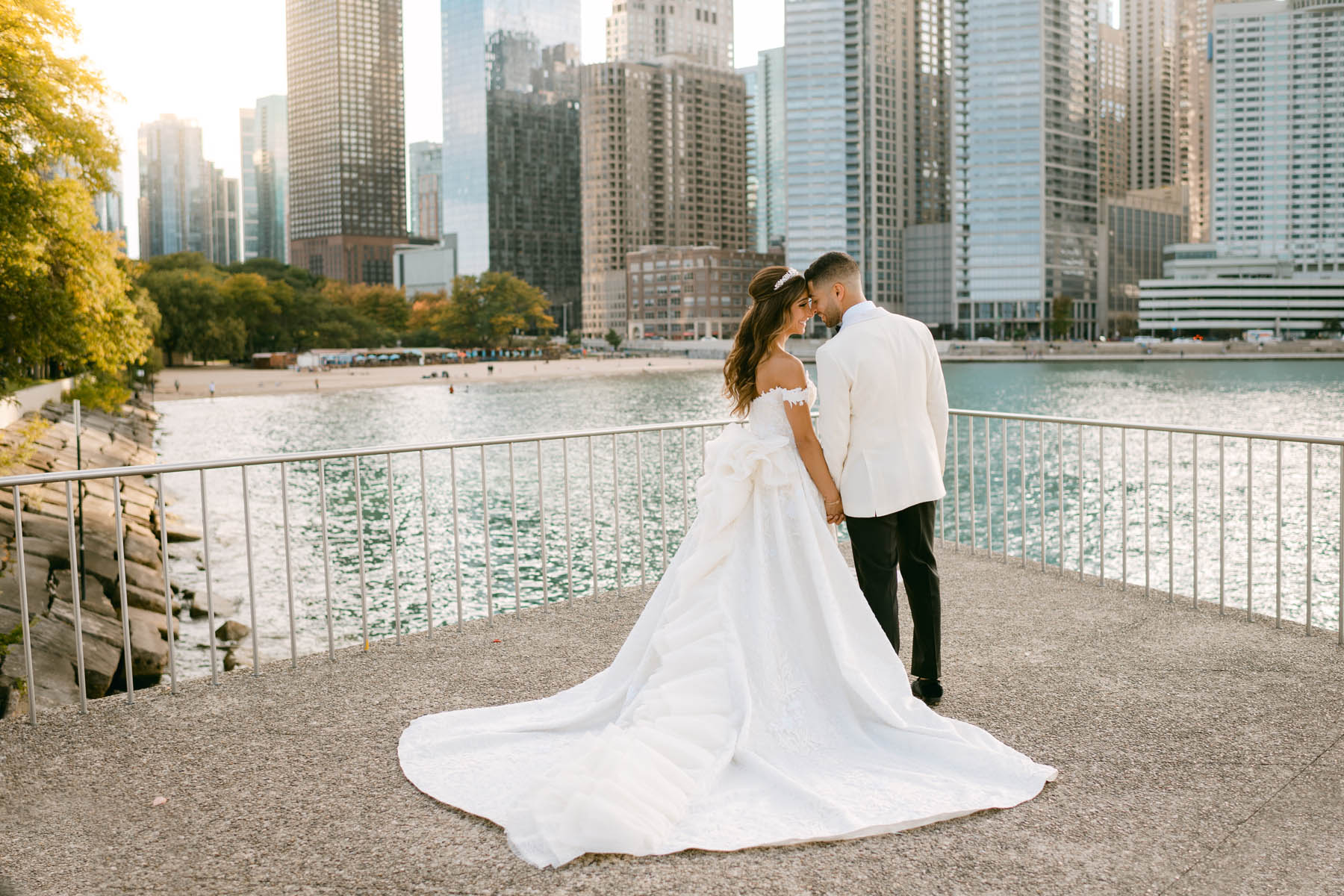 light and bright olive park wedding