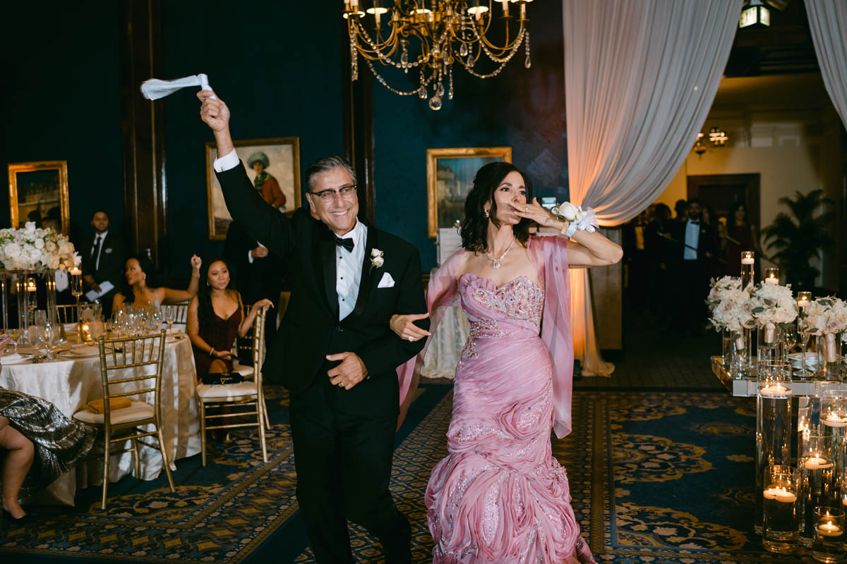 reception introductions at Union League Club wedding