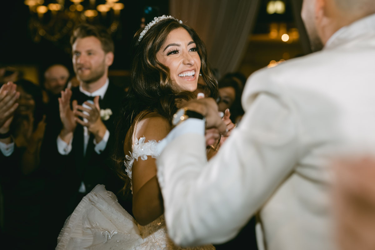 union league club wedding reception