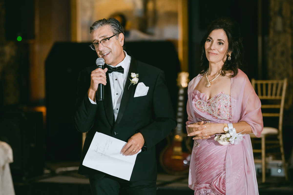 union league club wedding toast
