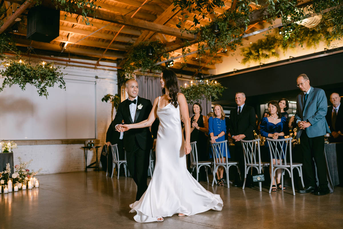 fall walden wedding reception first dance