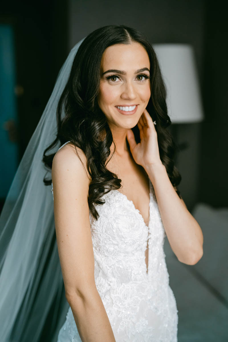 Beautiful bride at the Kimpton Gray wedding