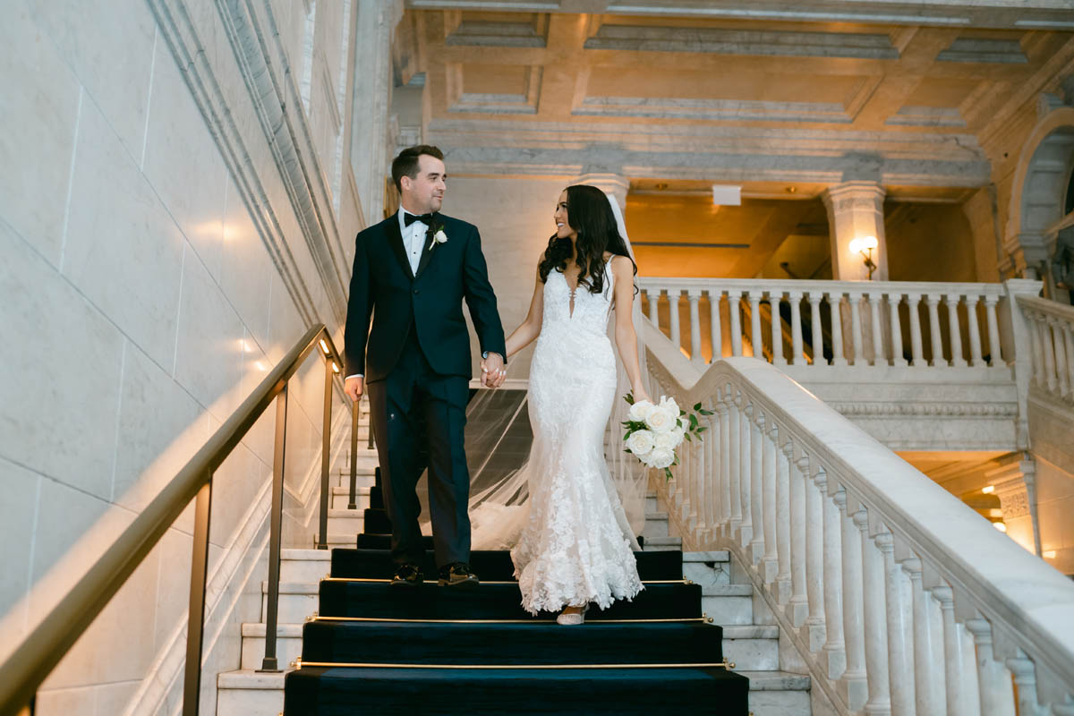 Light and airy Kimpton Gray Wedding Chicago