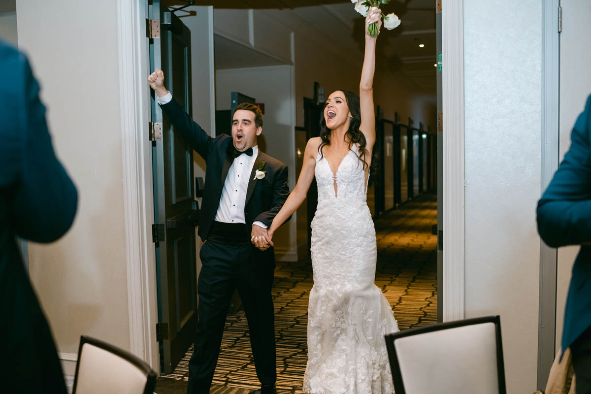 Bride and groom entrance