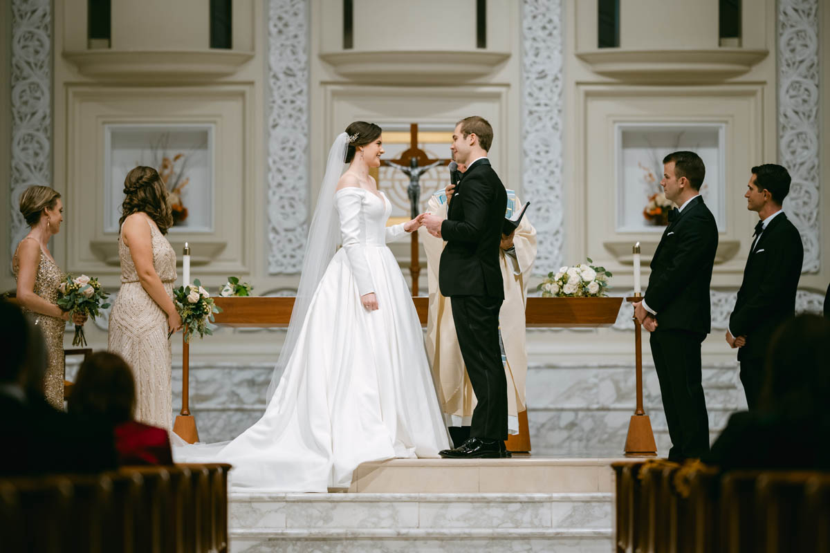 old st pat's wedding ceremony