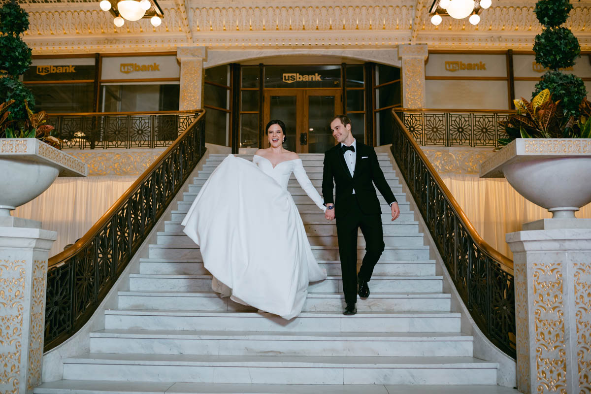 rookery building wedding entrance