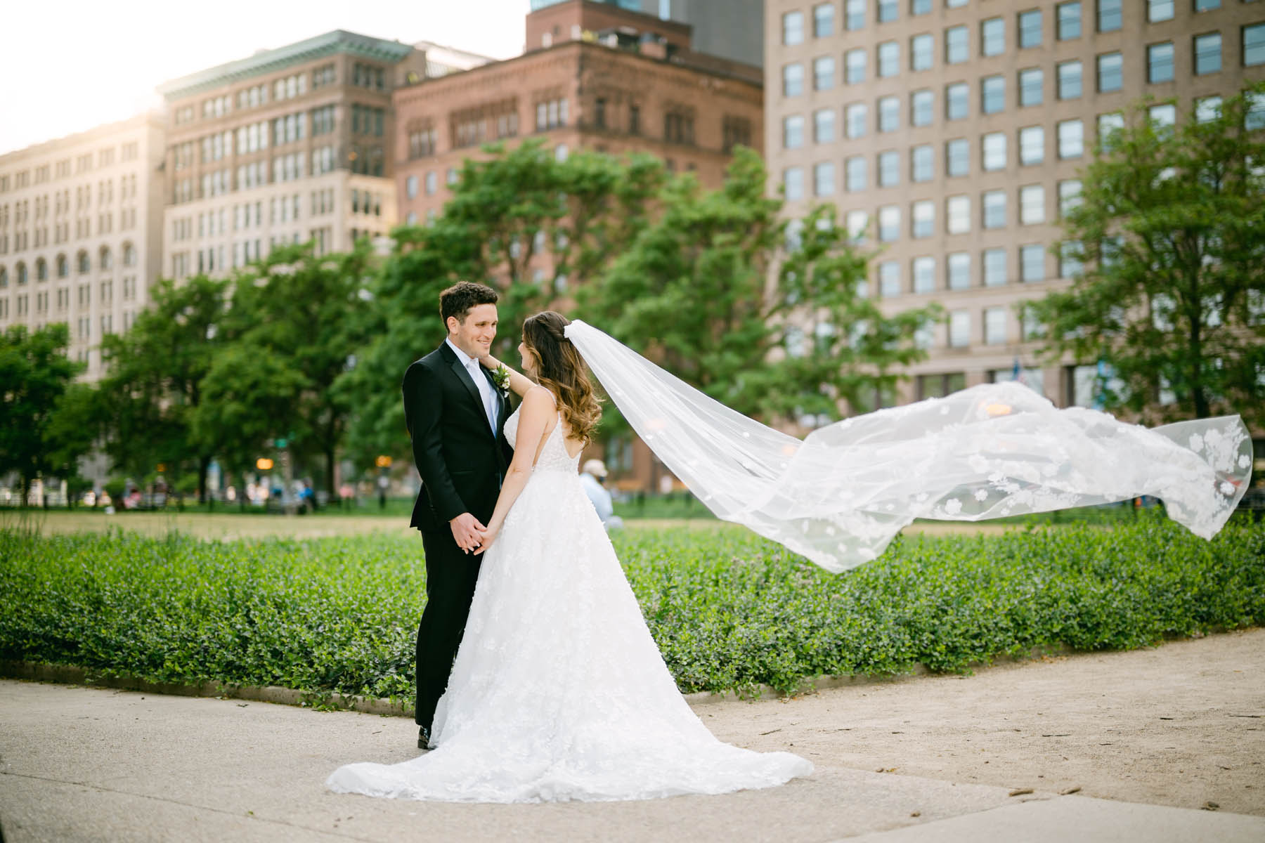 light and bright grant park wedding best chicago photographer