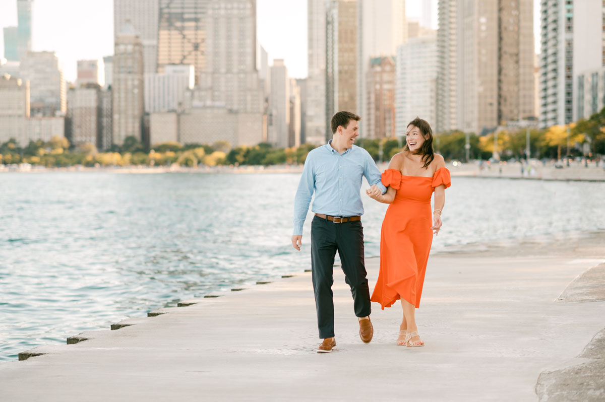 north avenue beach engagement