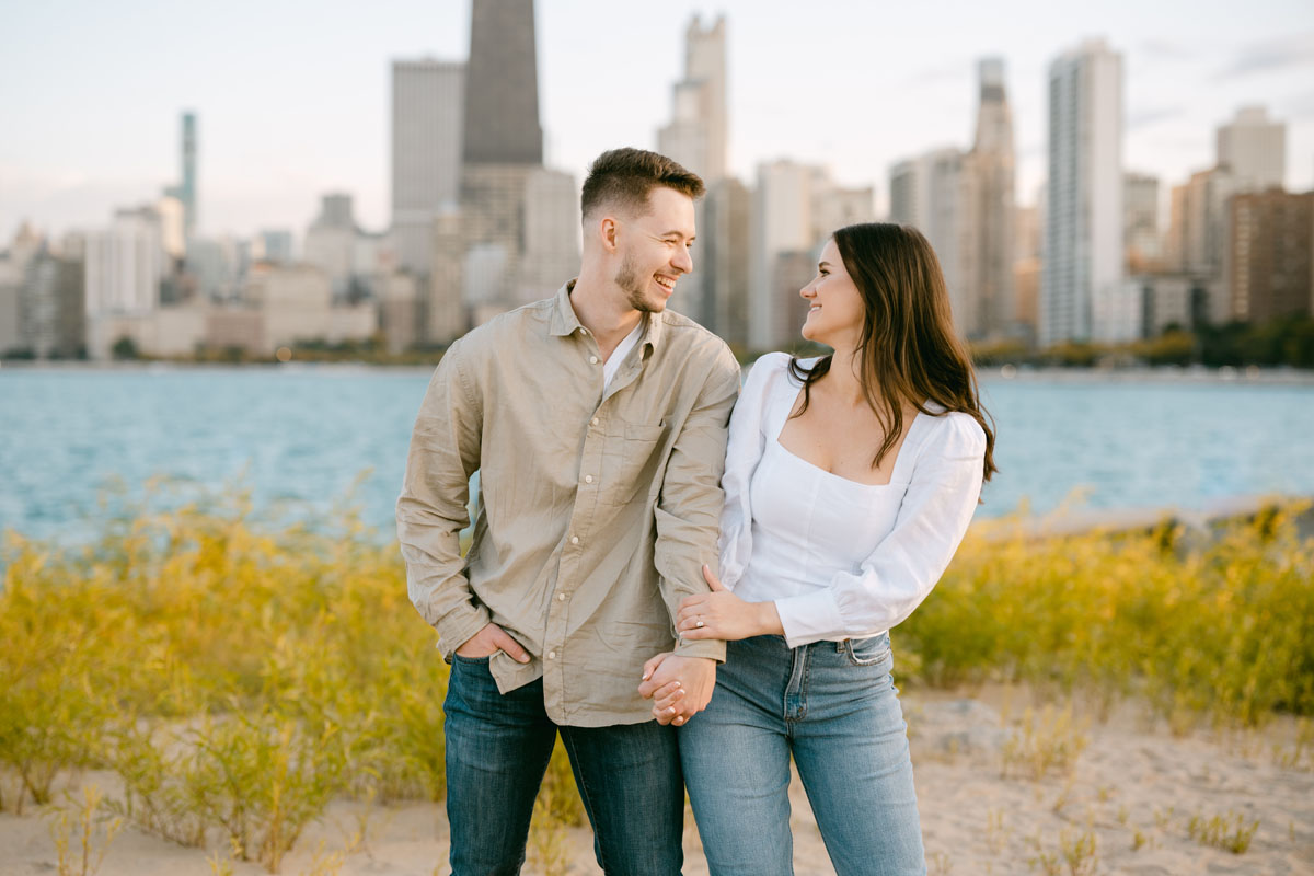 north avenue beach engagement