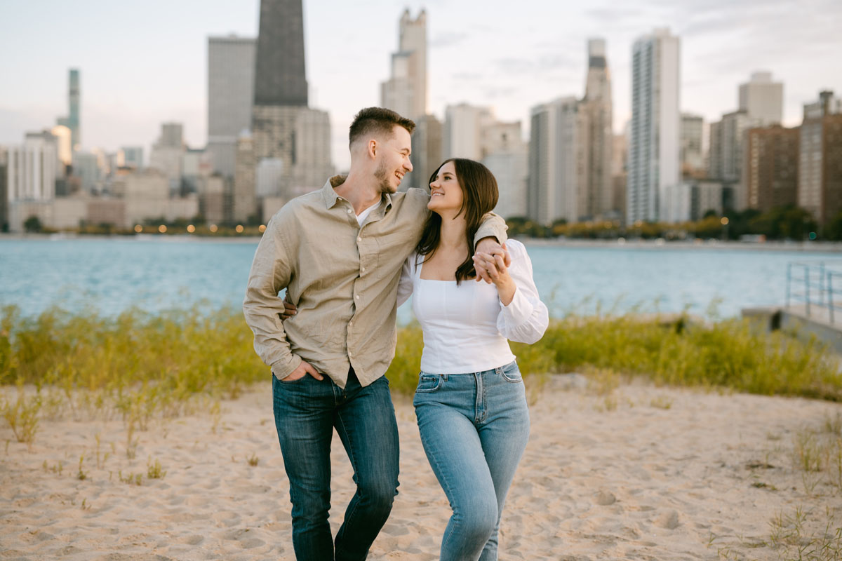 north avenue beach engagement
