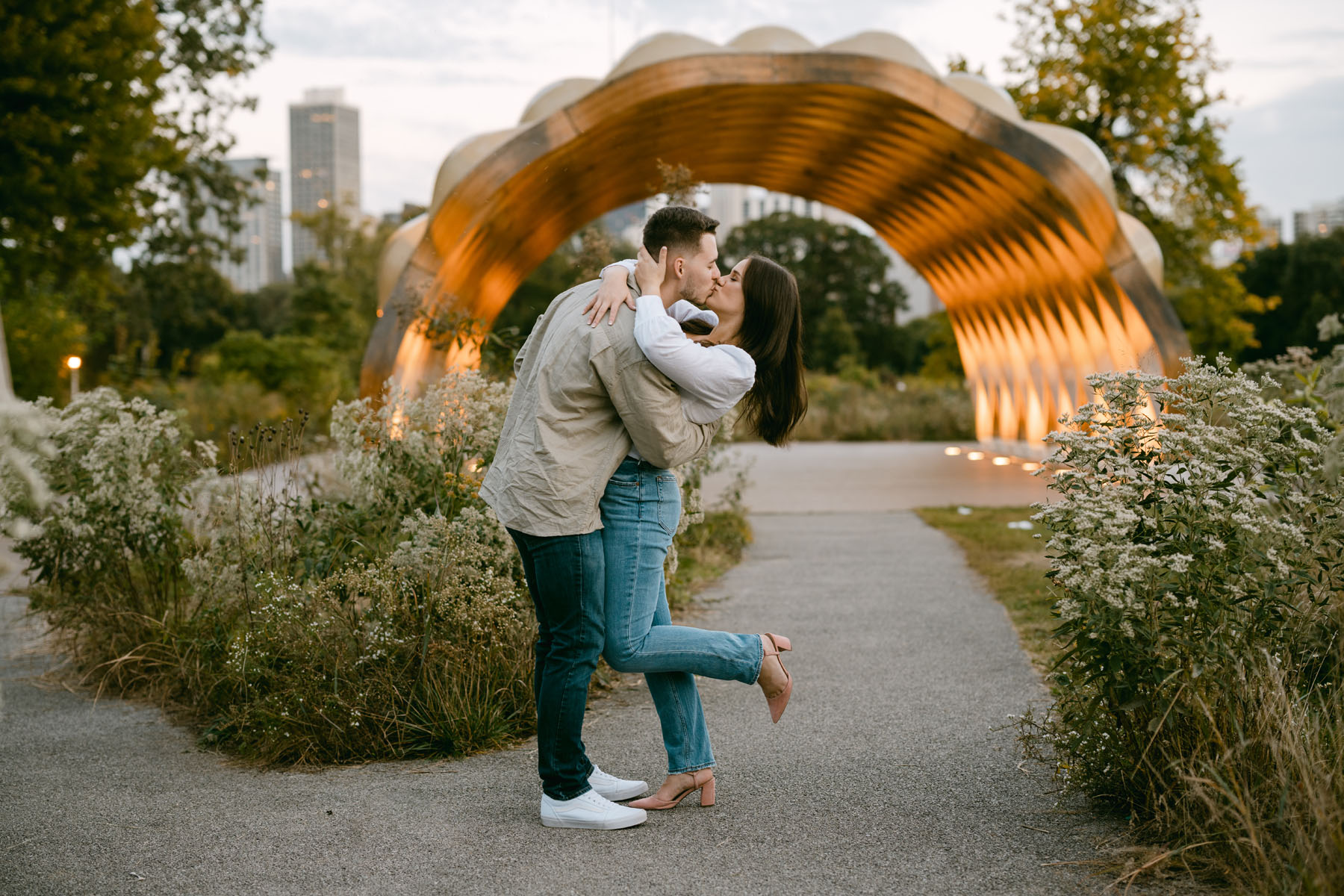 Lincoln Park honeycomb engagement