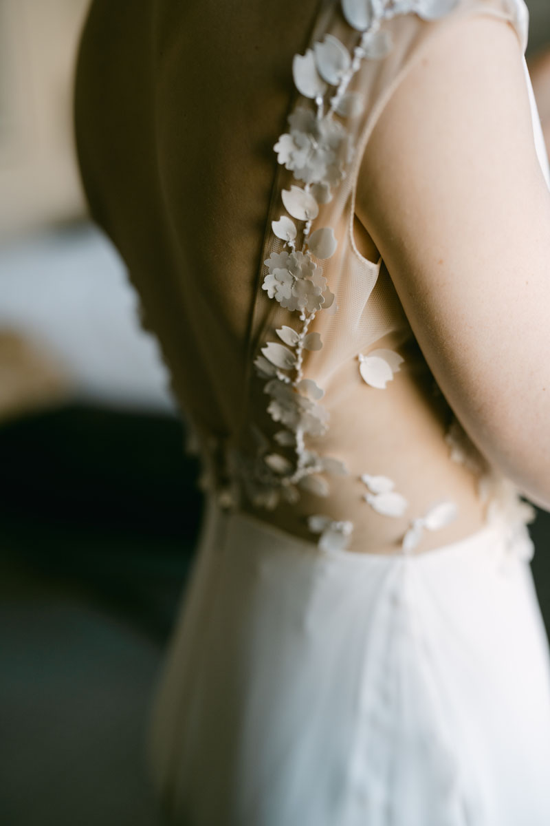 wedding dress details