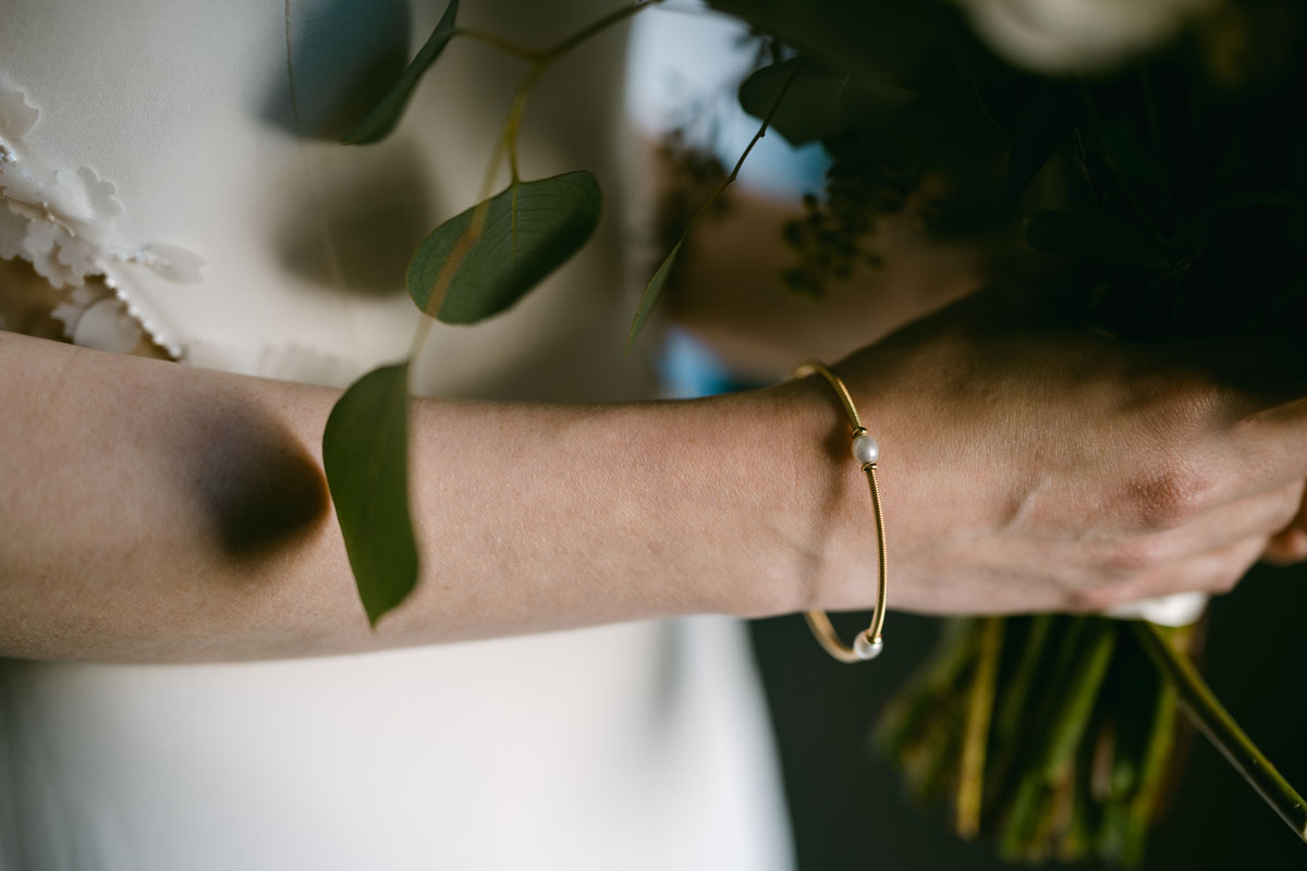 winter wedding details