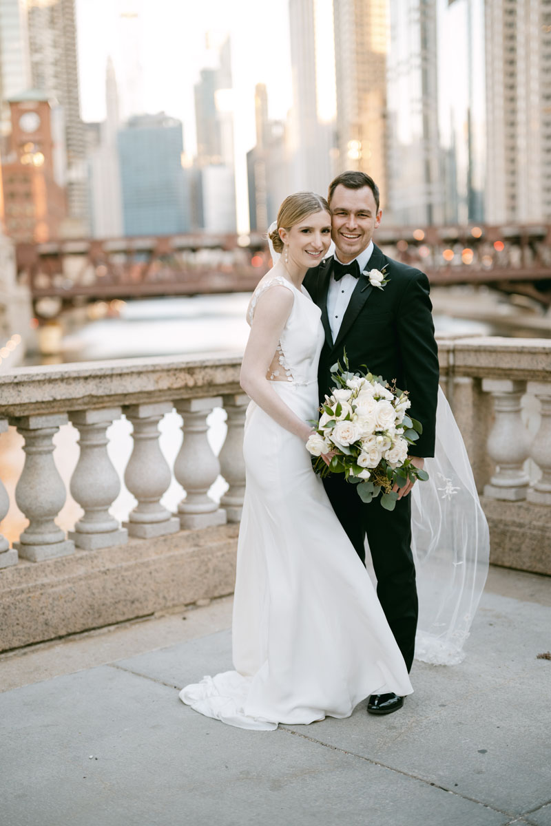best chicago wedding spot, chicago winter wedding, chicago riverwalk wedding