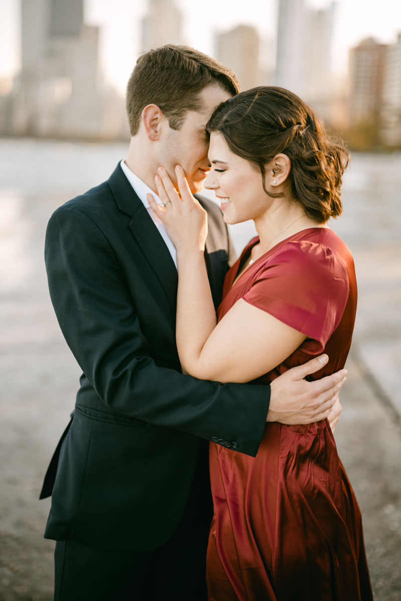 North avenue beach engagement