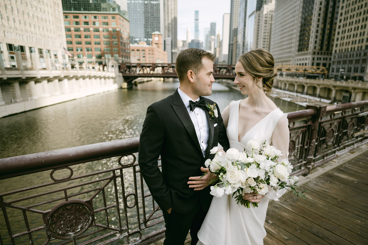 light and airy chicago wedding photographer