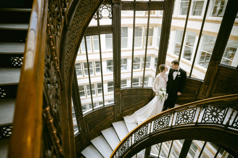 Romantic Winter Walden Rookery Wedding // Allison + Pat