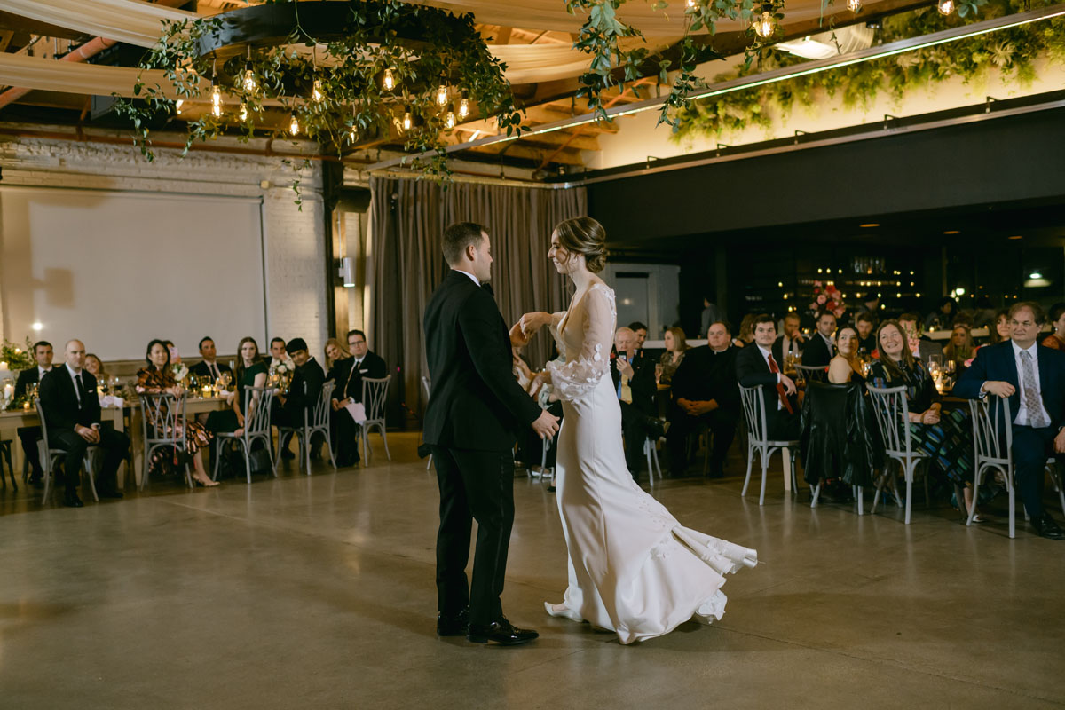 winter walden wedding reception
