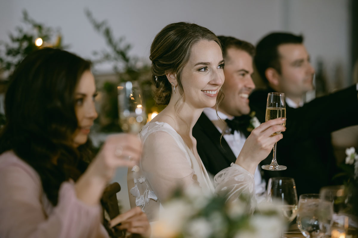 winter walden wedding reception