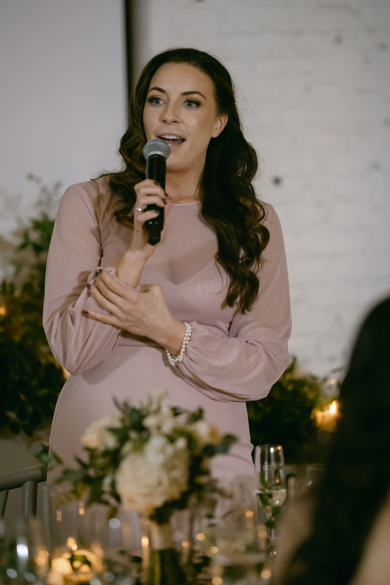 winter walden wedding reception