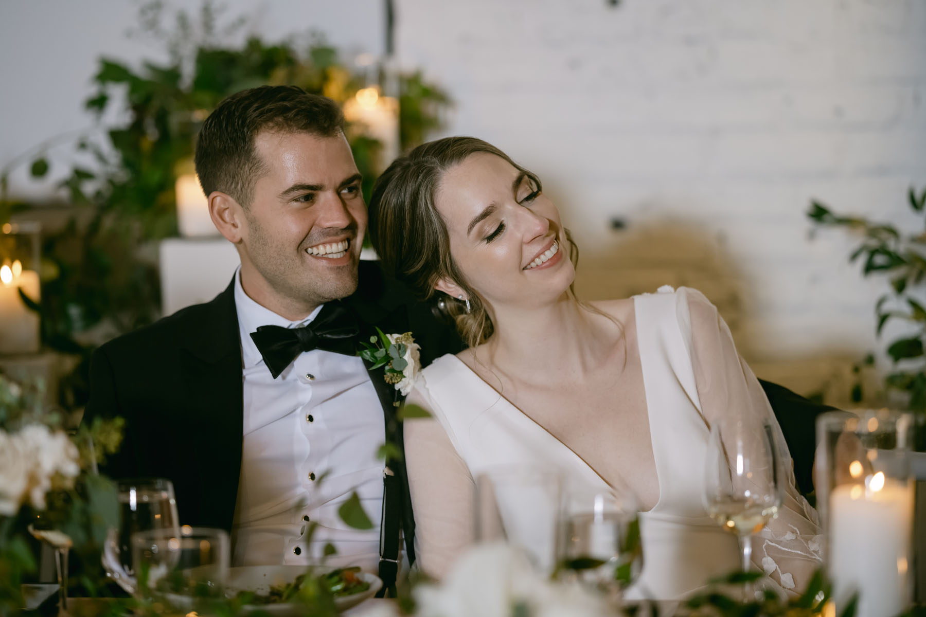 winter walden wedding reception