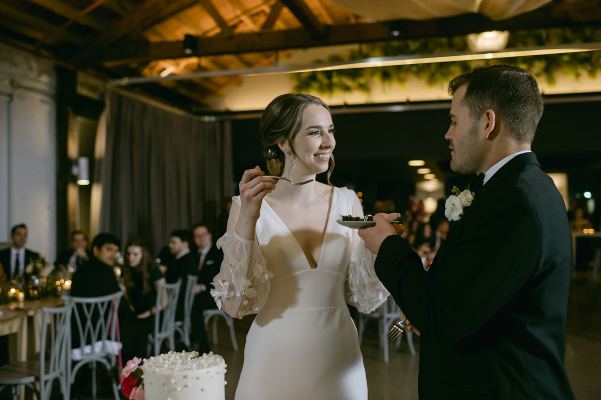 winter walden wedding reception
