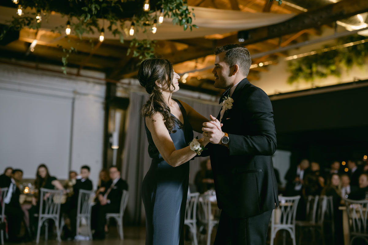 winter walden wedding reception