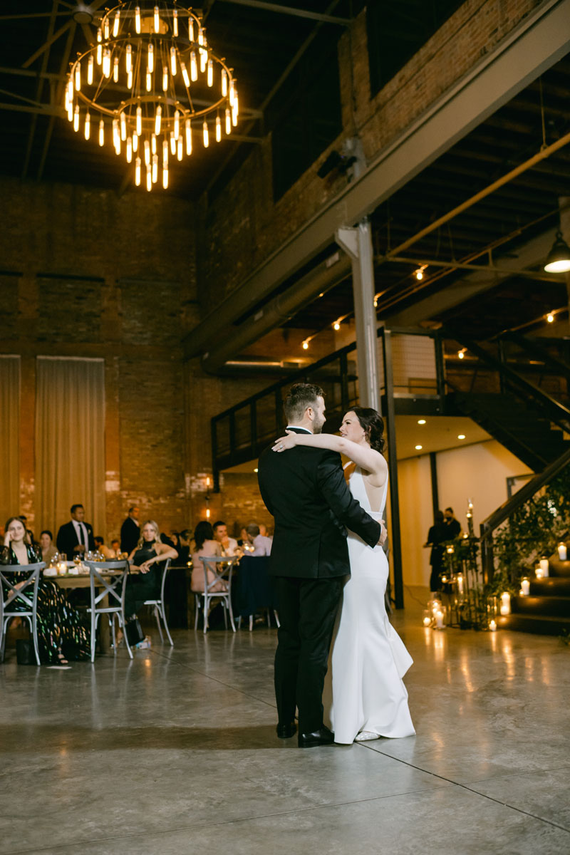 winter fairlie wedding first dance