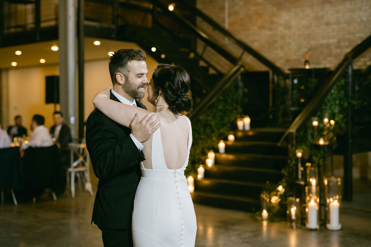 winter fairlie wedding first dance