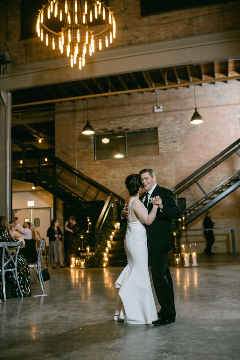 winter fairlie wedding first dance