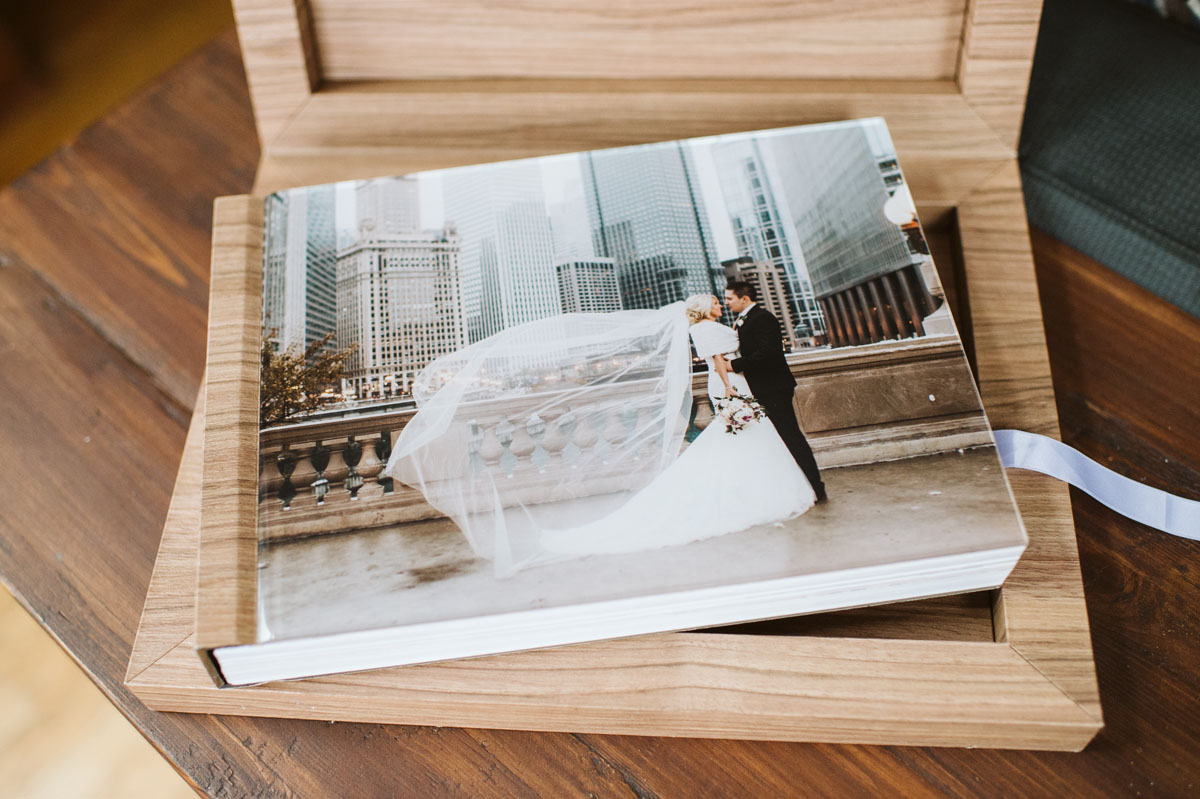 fine art wedding album