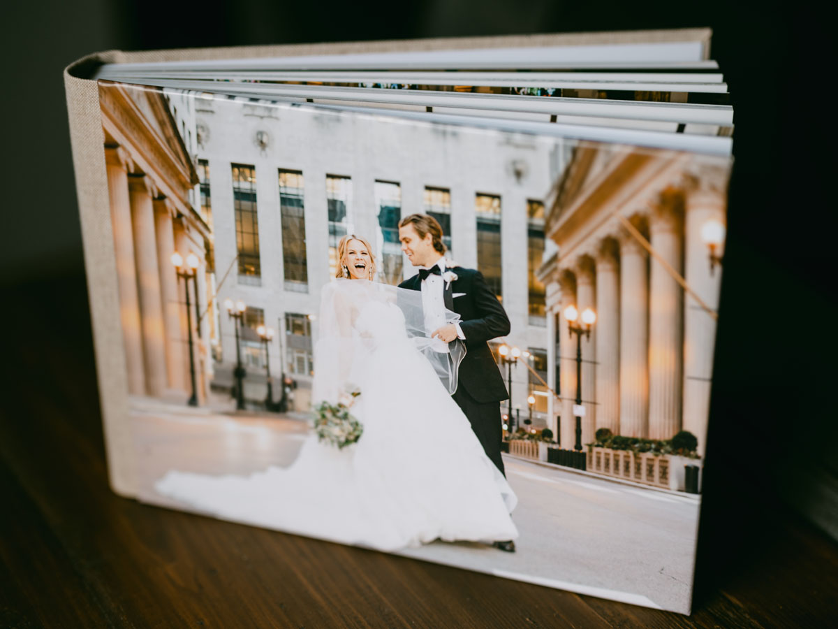 fine art wedding album