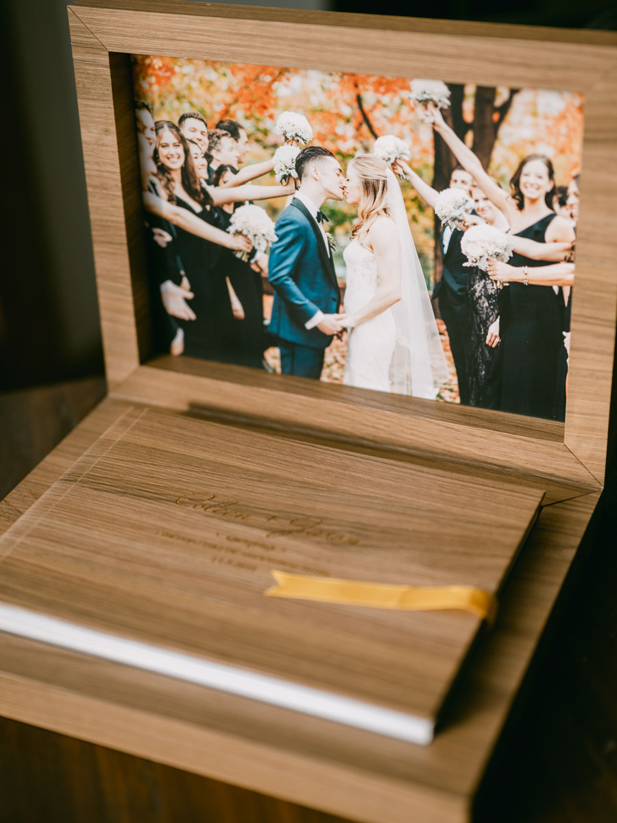 fine art wedding album