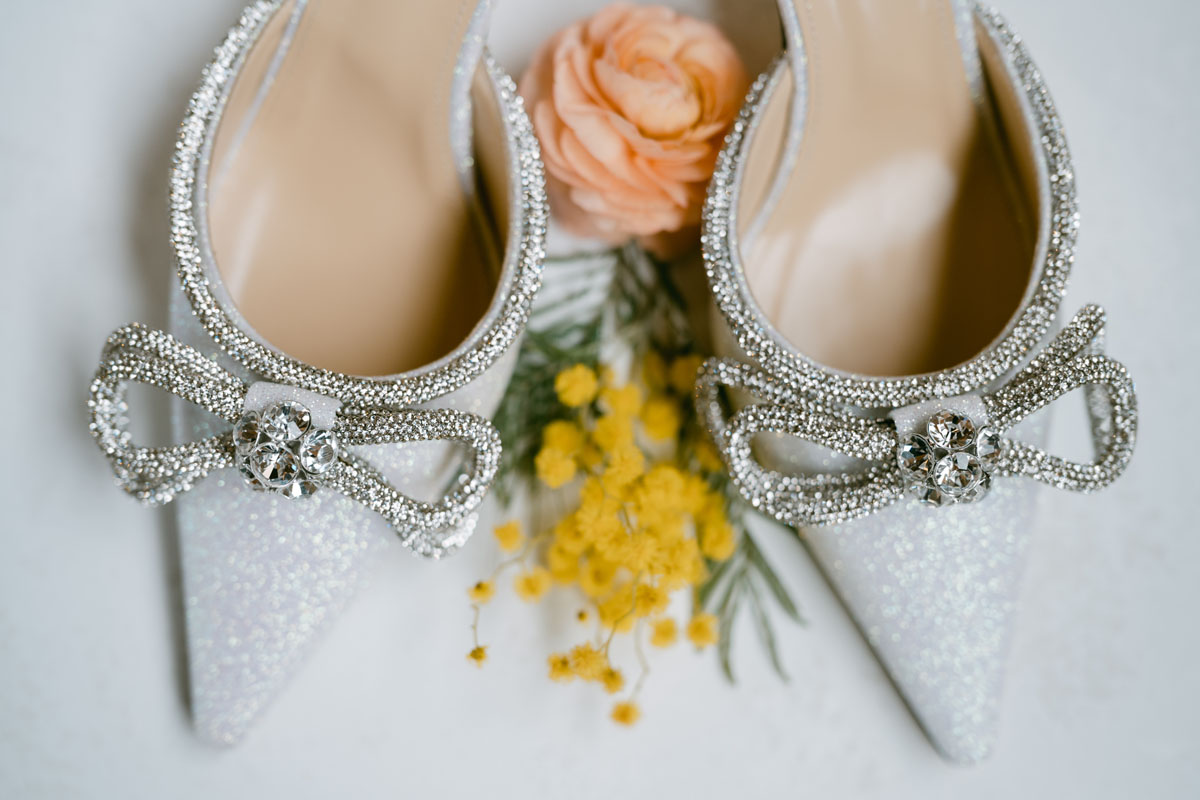 sparkly wedding shoes