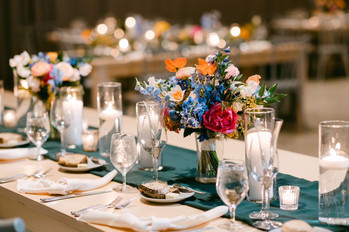 walden winter wedding tropical flowers