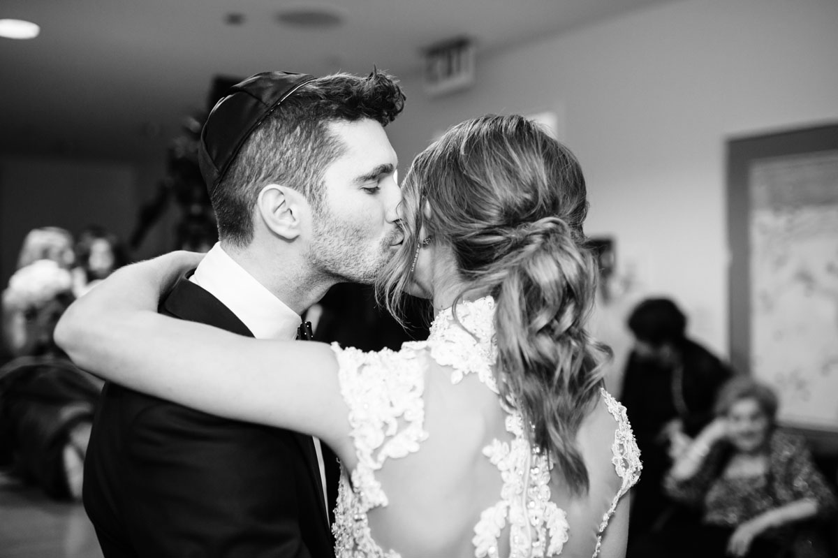 ketubah signing at Adler Planetarium wedding ceremony