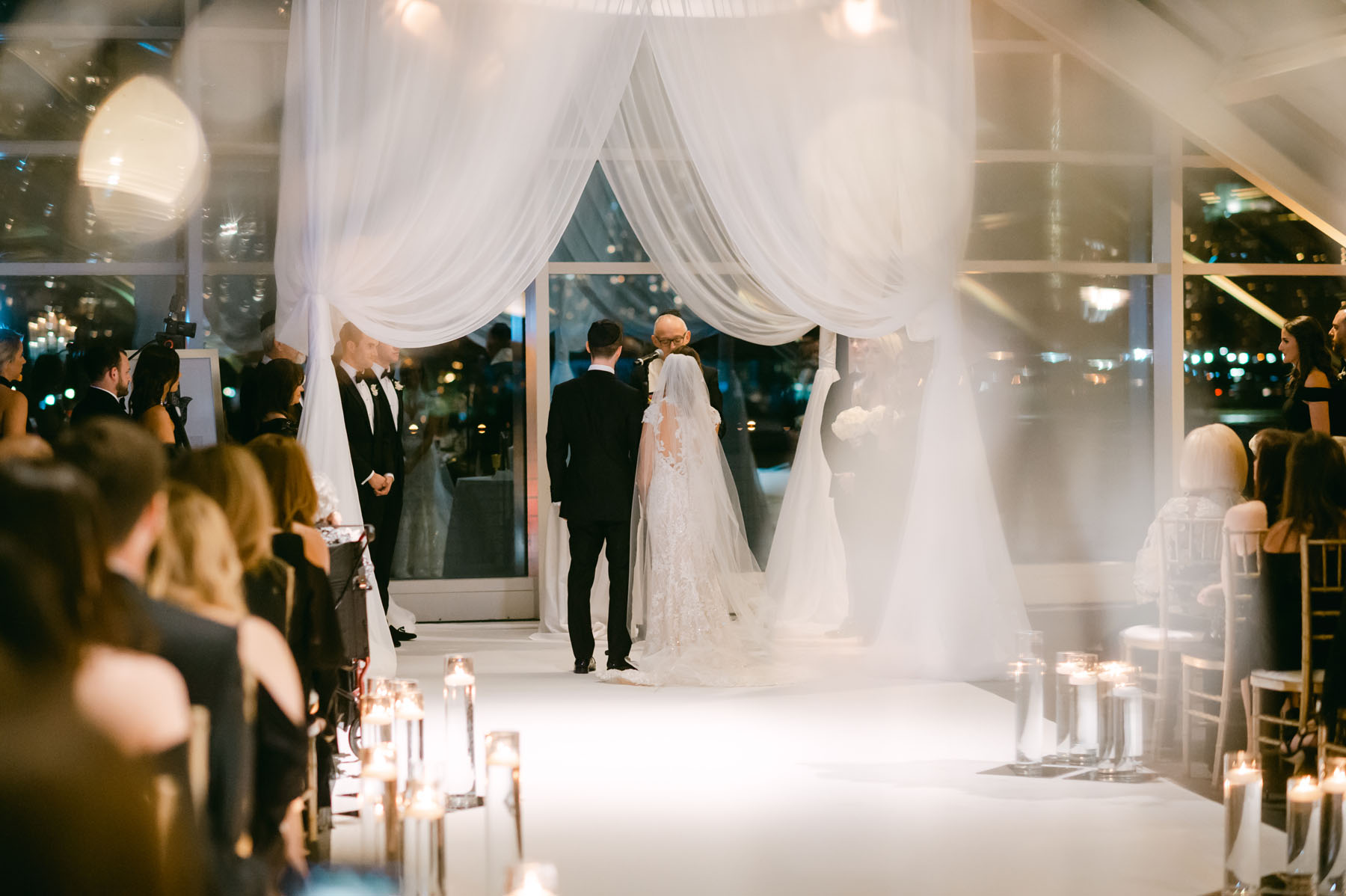 Adler Planetarium wedding ceremony