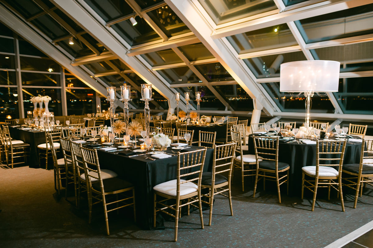 Adler Planetarium wedding reception