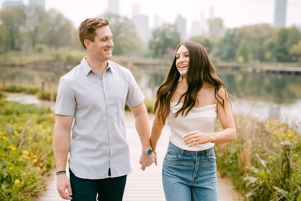 lincoln park engagement photos