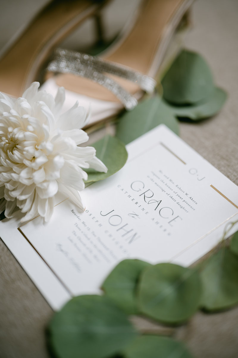light and bright wedding details photography