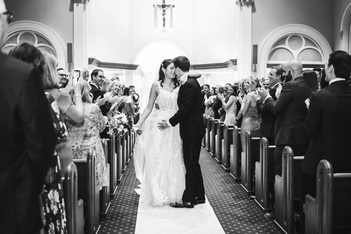 church of st mary's wedding ceremony black and white wedding photography