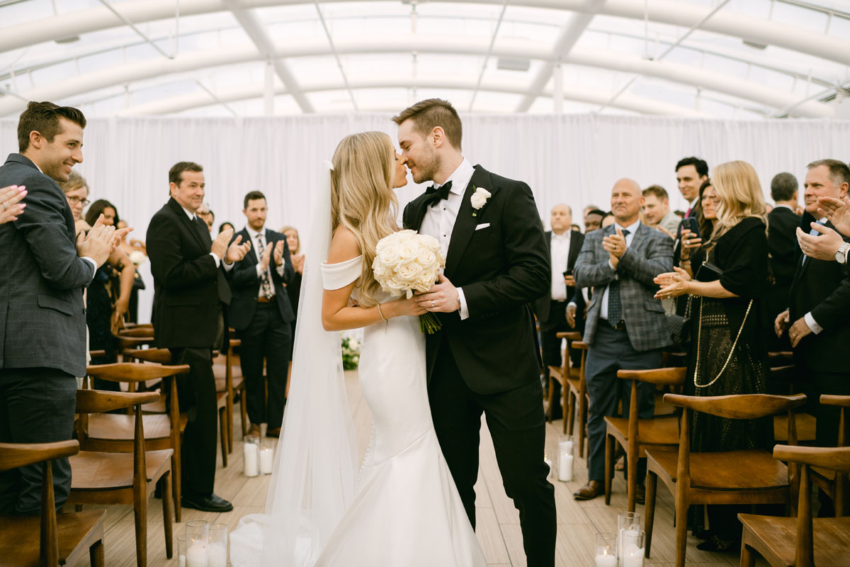 offshore rooftop wedding ceremony