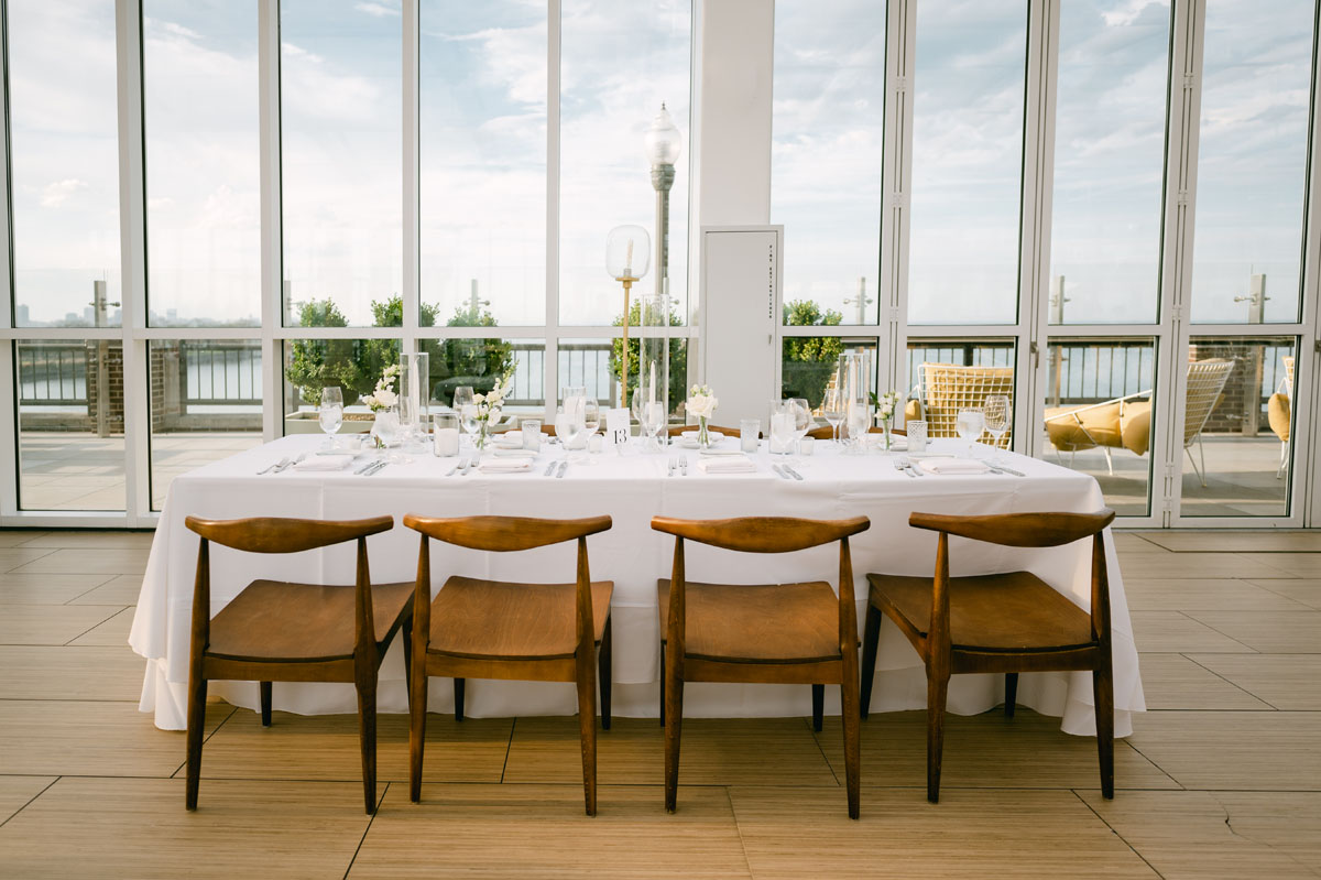 offshore rooftop wedding reception navy pier