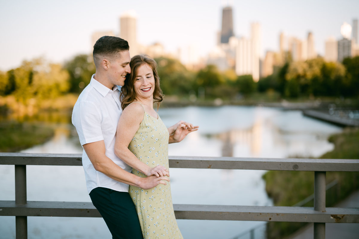 lincoln park engagement light and bright photographer