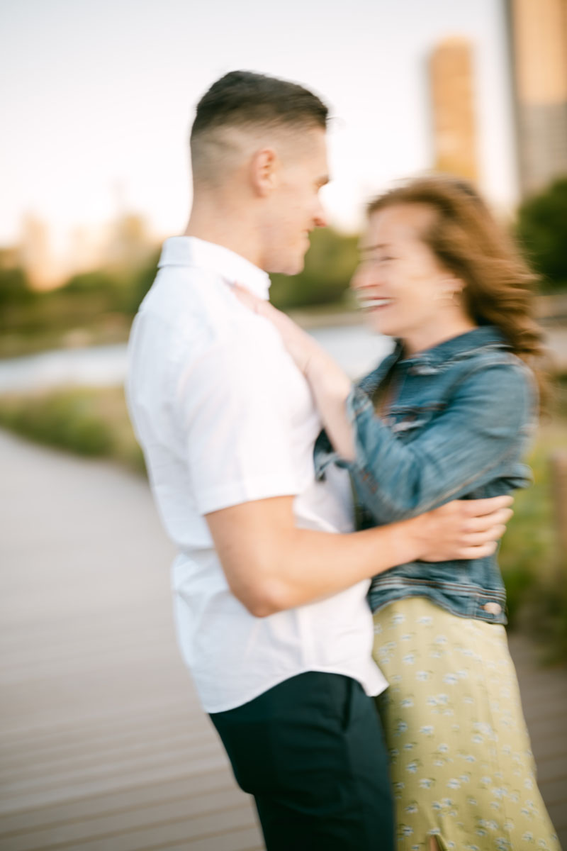 lincoln park engagement light and bright photographer