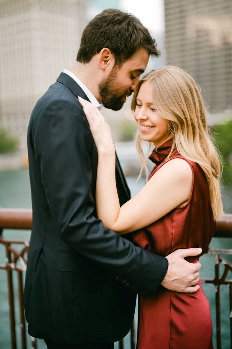 chicago riverwalk engagement