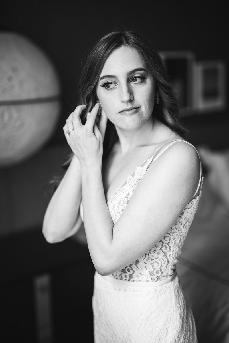 classic black and white wedding photography kimpton gray chicago