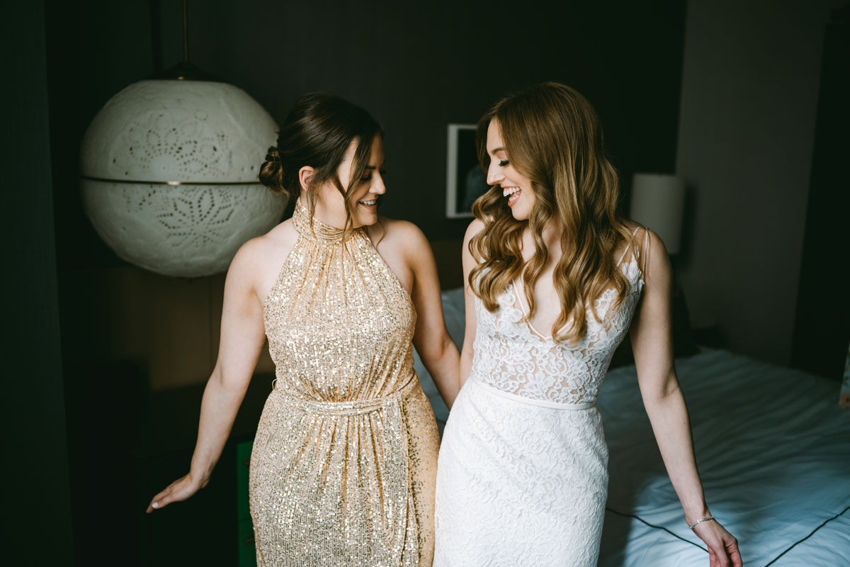 Light and bright Kimpton Gray wedding Chicago