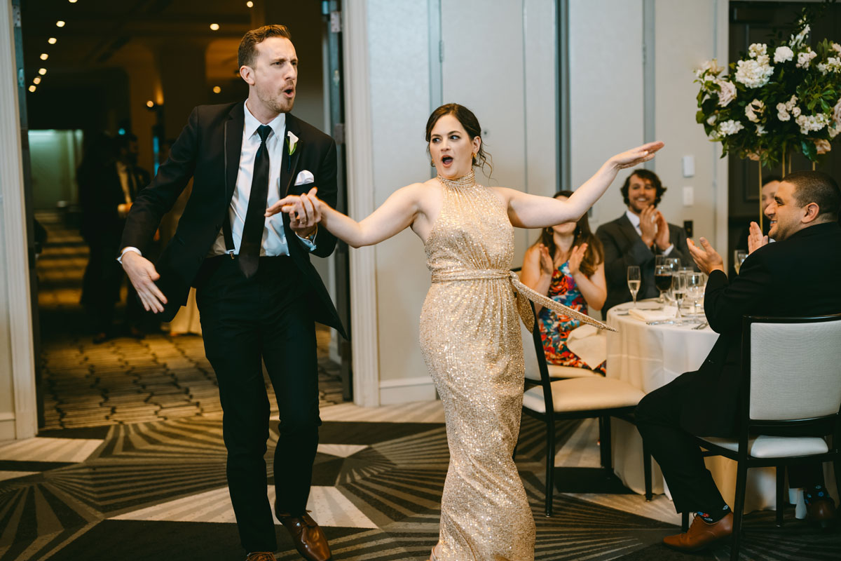 bridal party wedding introductions