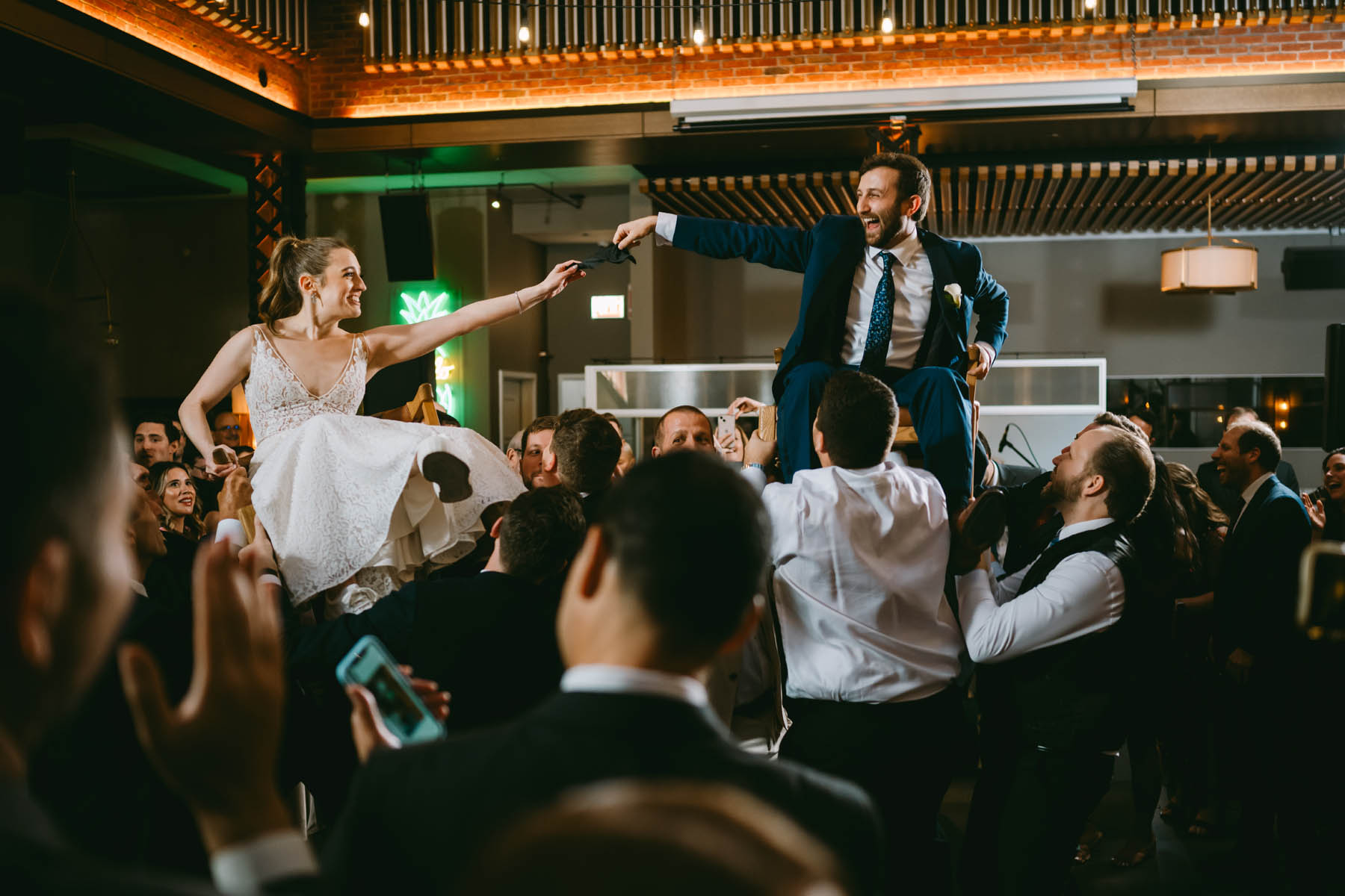 kimpton gray wedding horah jewish wedding
